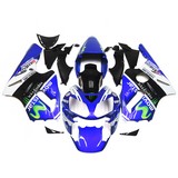 0233 Fairing Kawasaki Ninja Zx12R Zx-12R 02 03 04 05 06 2002- 2006 Compression Movistar Blu